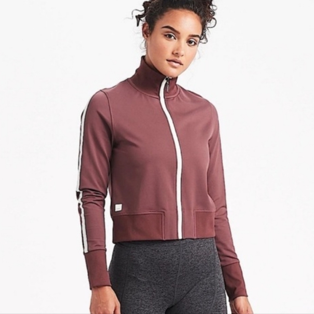 Vuori Eclipse Track Jacket in Fig Women's Size XL